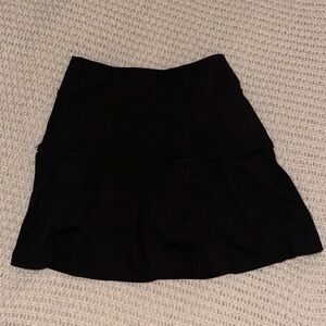 Black tennis skirt